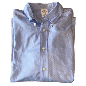 Brooks Brothers Mens XL Light Blue Regent Long Sleeve Button Down Shirt